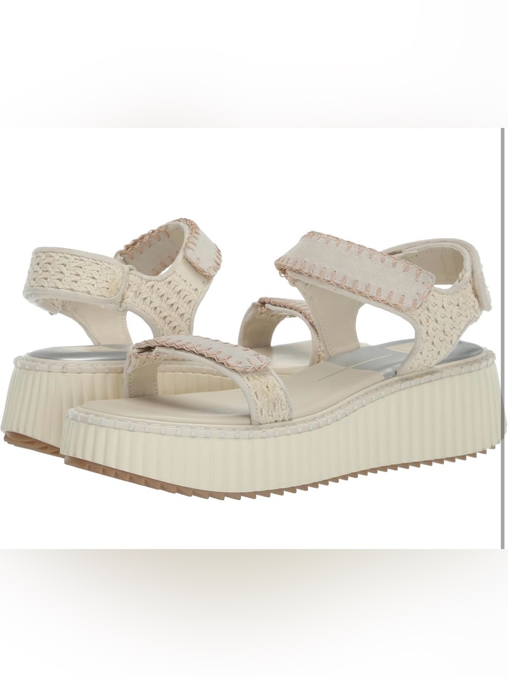 DOLCE VITA DEBRA SANDAL IN IVORY SUEDE LEATHER